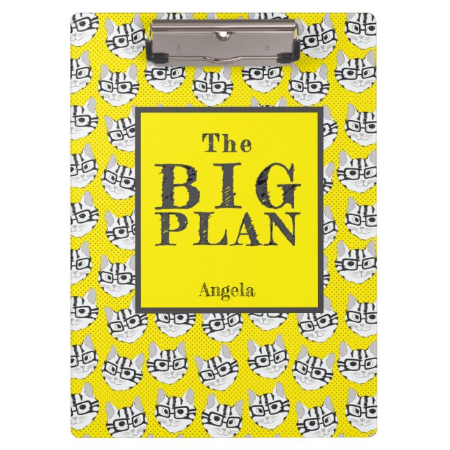 The Cadstudios The Big Plan Yellow Clipboard (Front)