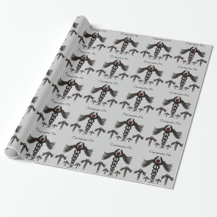 The Caduceus (Subdued) Wrapping Paper