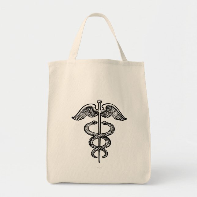 The Caduceus Tote Bag (Front)
