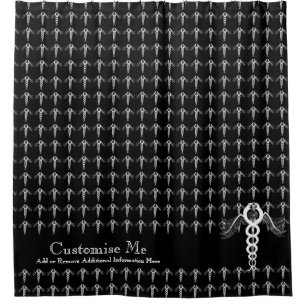 The Caduceus (White) Shower Curtain