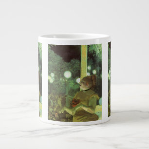 The Cafe Concert by Edgar Degas, Vintage Fine Art Large Coffee Mug