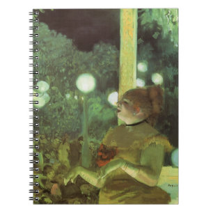 The Cafe Concert by Edgar Degas, Vintage Fine Art Notebook