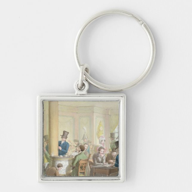 The Cafe de Commerce, from 'Tableau de Paris' Key Ring (Front)