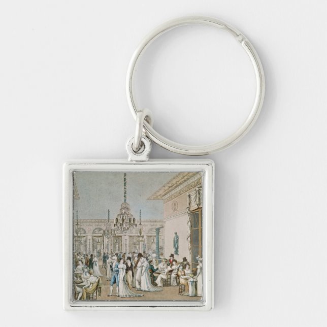 The Cafe Frascati in 1807 Key Ring (Front)