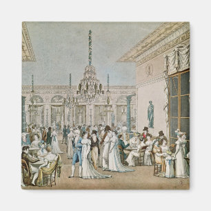 The Cafe Frascati in 1807 Magnet