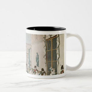 The Cafe Frascati in 1807 Two-Tone Coffee Mug