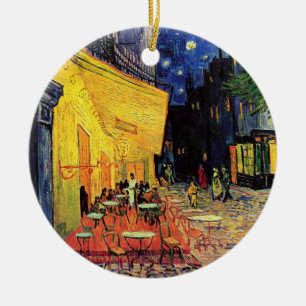 The Cafe Terrace in Arles, at Night - van Gogh Ceramic Ornament