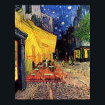 The Cafe Terrace in Arles, at Night - van Gogh Poster<br><div class="desc">This painting titled, The Cafe Terrace in Arles, at Night is made by the famous artist, Vincent van Gogh. About Vincent van Gogh Vincent van Gogh saw colour as the chief symbol of expression. There is a reason his art connects with the viewers, because van Gogh was determined to give...</div>