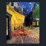 The Cafe Terrace in Arles, at Night - van Gogh Poster<br><div class="desc">This painting titled, The Cafe Terrace in Arles, at Night is made by the famous artist, Vincent van Gogh. About Vincent van Gogh Vincent van Gogh saw colour as the chief symbol of expression. There is a reason his art connects with the viewers, because van Gogh was determined to give...</div>