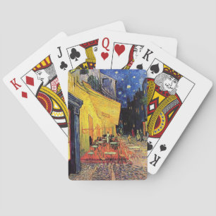 The cafe terrace on the place du forum, Arles, at Playing Cards