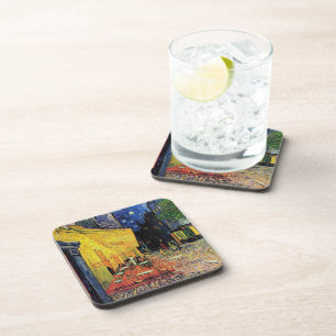 the cafe terrace on the place du forum, Arles... Coaster