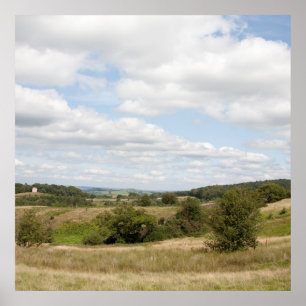 The Cage at Lyme Park Postcard Cushion Poster