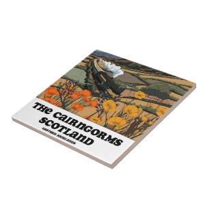 The Cairngorms Scotland  Ceramic Tile