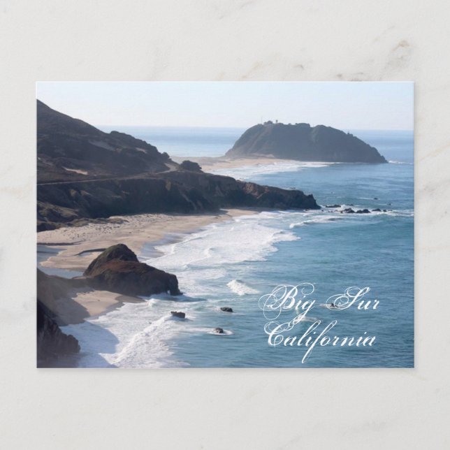 The California coastline at Big Sur Postcard (Front)