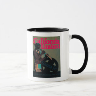 The California Limited Train Travel Poster Mug