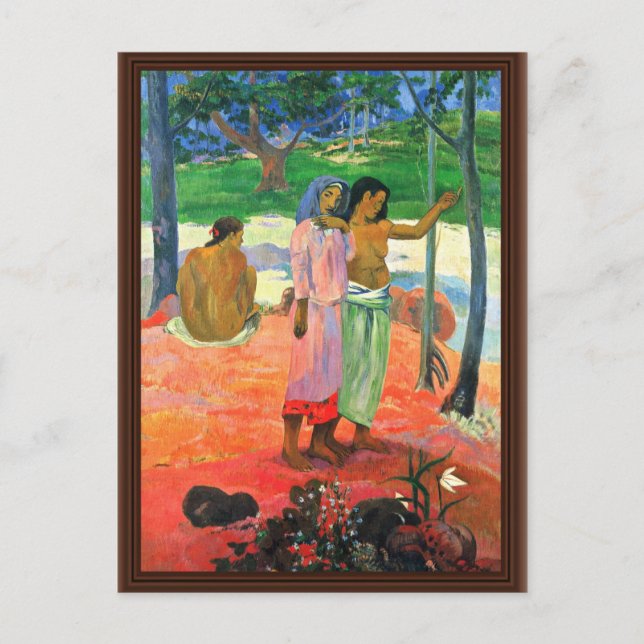The Call By Gauguin Paul (Best Quality) Postcard (Front)