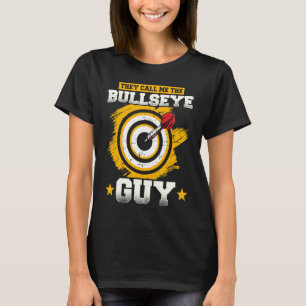 The Call Me Darts Bullseye Guy T-Shirt