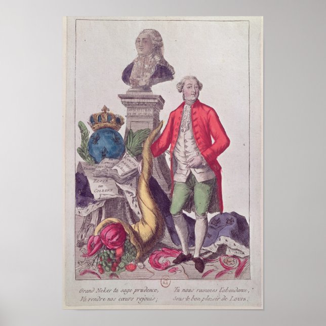 The Call of Jacques Necker  16th July 1789 Poster (Front)