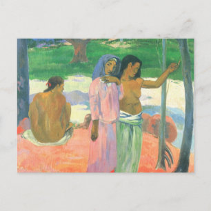 The call - Paul Gauguin Postcard