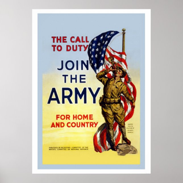 The Call To Duty-Join The Army Poster (Front)