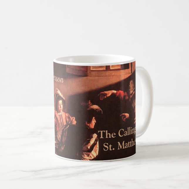 The Calling of St. Matthew Coffee Mug (Front Right)