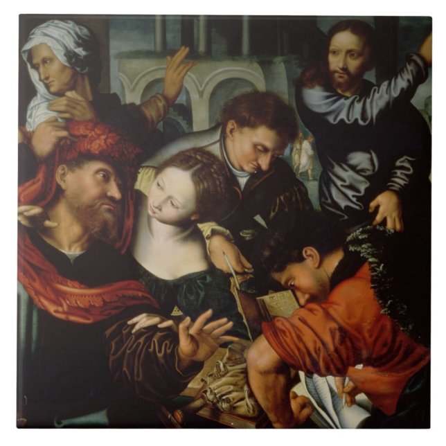 The Calling of St. Matthew Tile (Front)