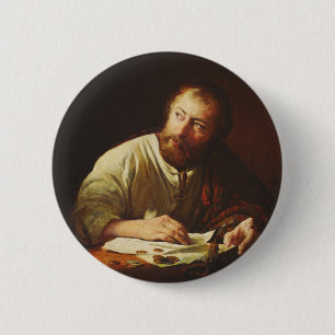 The Calling of the Apostle Matthew 6 Cm Round Badge