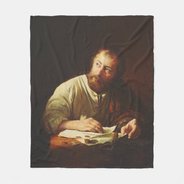 The Calling of the Apostle Matthew Fleece Blanket (Front)