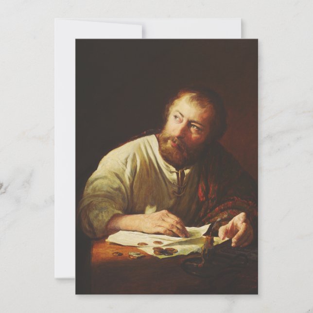 The Calling of the Apostle Matthew Invitation (Front)