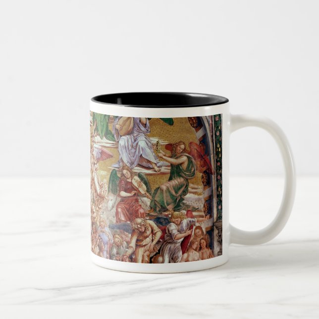 The Calling of the Chosen to Heaven Two-Tone Coffee Mug (Right)