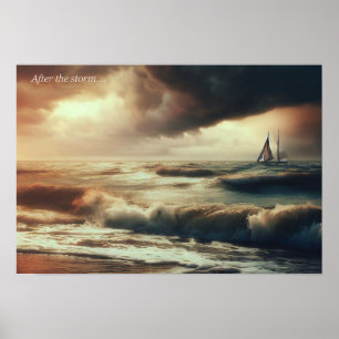 The calm after the storm poster