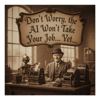 The Calm Before the Digital Storm Poster