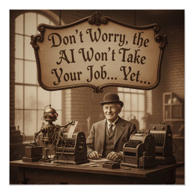 The Calm Before the Digital Storm Poster (Front)