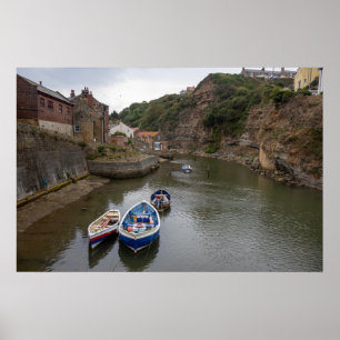 The Calm of Staithes Beck Poster
