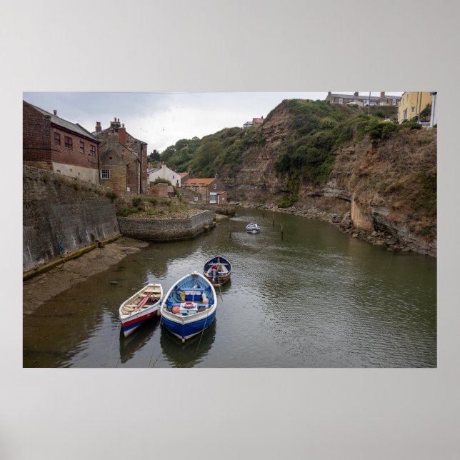 The Calm of Staithes Beck Poster (Front)