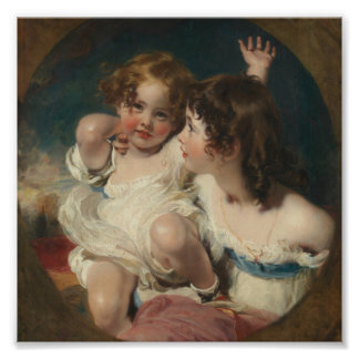 The Calmady Children (Emily, 1818–?1906, and Laura Photo Print