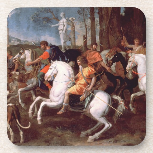The Calydonian Boar Hunt, 1637-38 Coaster (Front)