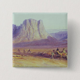 The Camel Train, Condessi, Mount Sinai, 1848 15 Cm Square Badge
