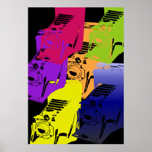 the camera - dark poster