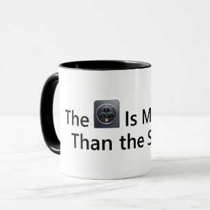 The Camera Is Mightier Than the Sword Mug