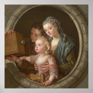 The Camera Obscura - Charles Van Loo Fine Art Poster