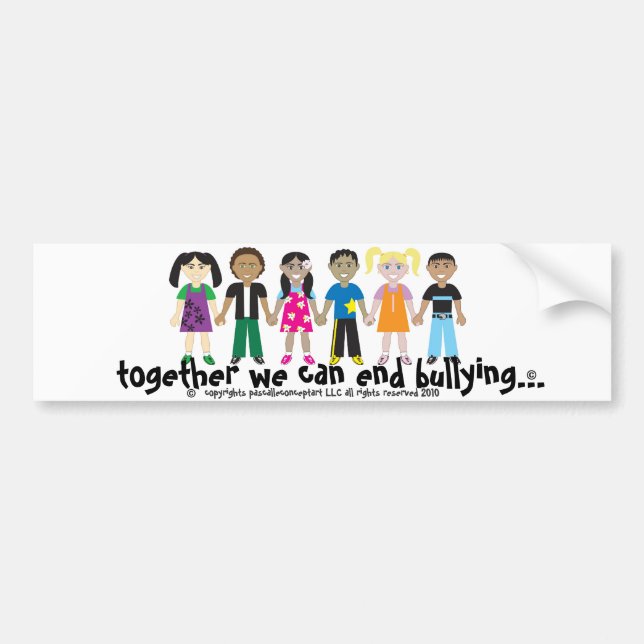 the campaign to end bullying sticker (Front)