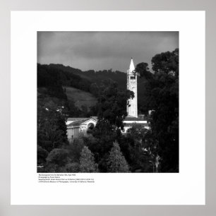 The Campanile from the Berkeley Hills, 1965 Poster