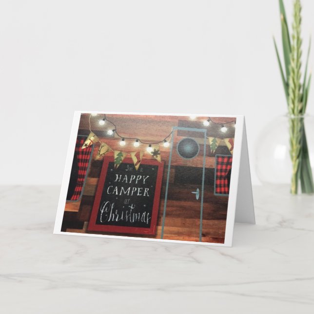 THE *CAMPER* IS READY AND SO ARE WE FOR CHRISTMAS CARD (Front)