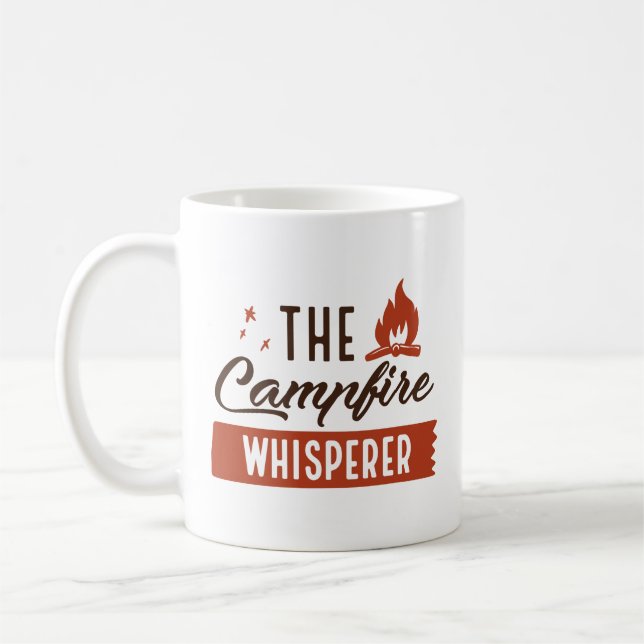 The Campfire Whisperer Coffee Mug (Left)