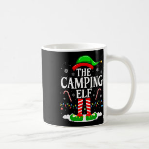 The Camping Elf Xmas Funny Matching Family Group C Coffee Mug