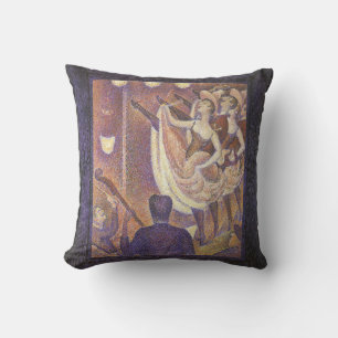 The Can Can Dance, Le Chahut by Georges Seurat Cushion