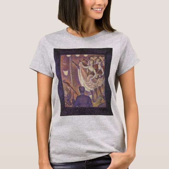 The Can Can Dance, Le Chahut by Georges Seurat T-Shirt (Front)