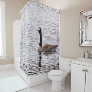 The Canada Goose Shower Curtain