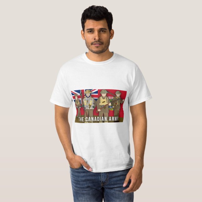 The Canadian Army Faction World War I T-Shirt (Front Full)